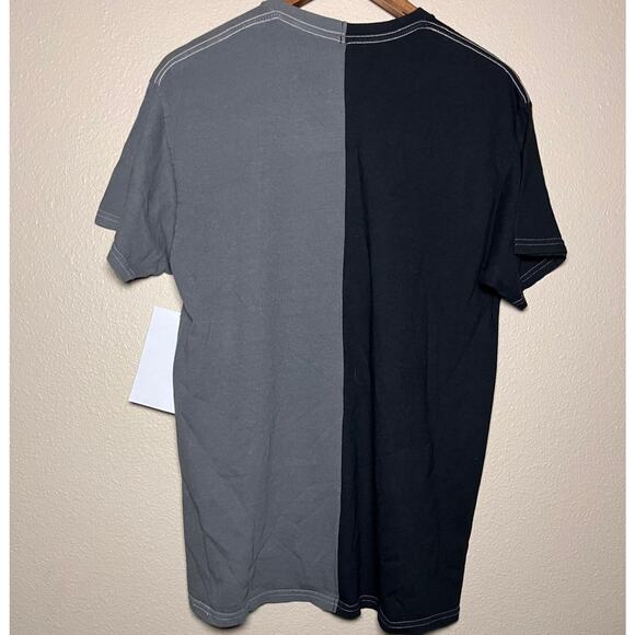 Paper Plane 🧠 “Perseverance Above All” Split Graphic Tee – Size M - Picture 2 of 7